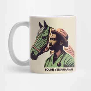 equine veterinarian Mug